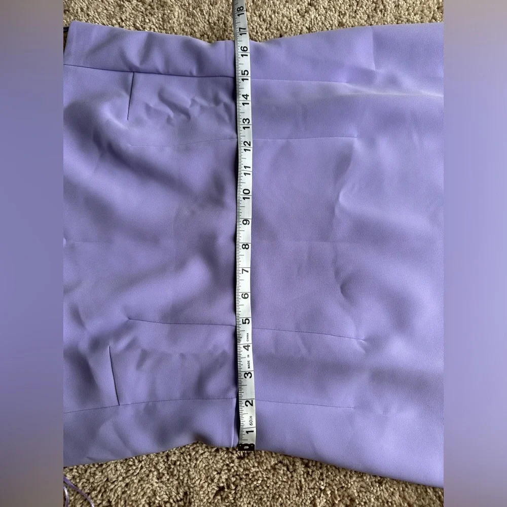 New Ann Taylor Lavender Square Neck Dress - Picture 10 of 14